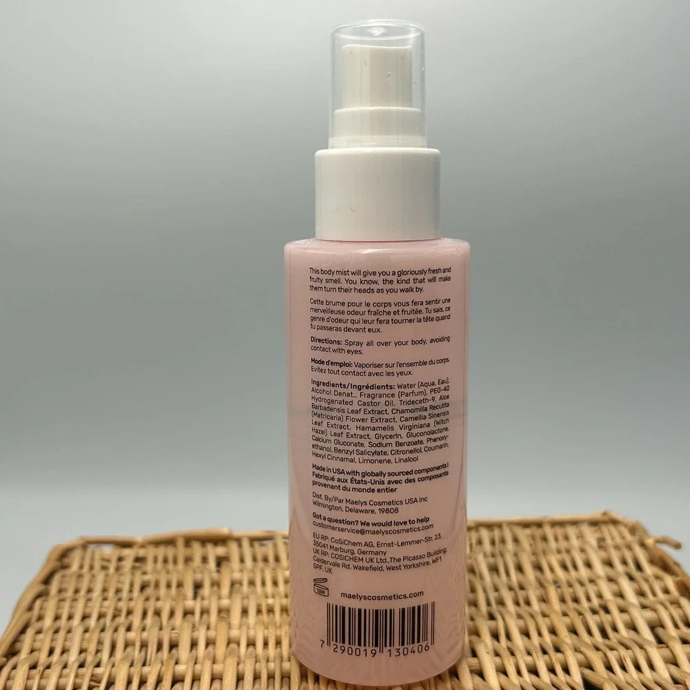 MAELYS GET-WILD Body Mist 3.4 oz / 100 ml  Full Size Fresh Fruity  USA Brand New